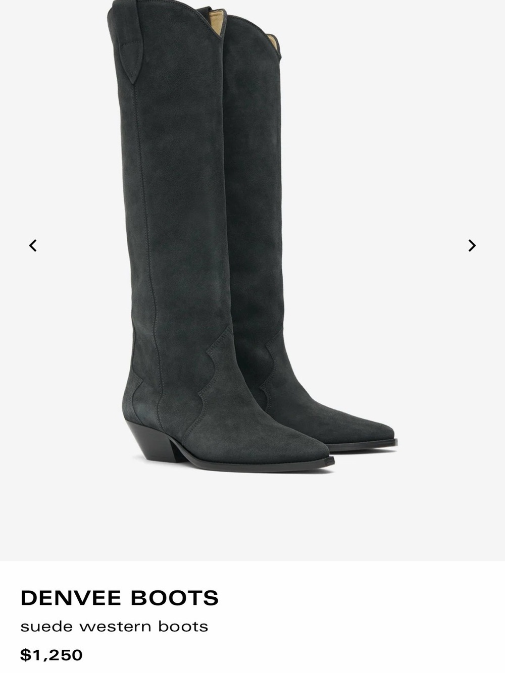 Isabel Marant Black Suede Denvee Boots, fall boot